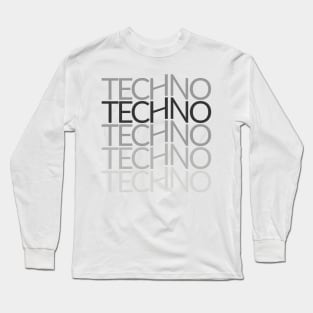 TECHNO Long Sleeve T-Shirt